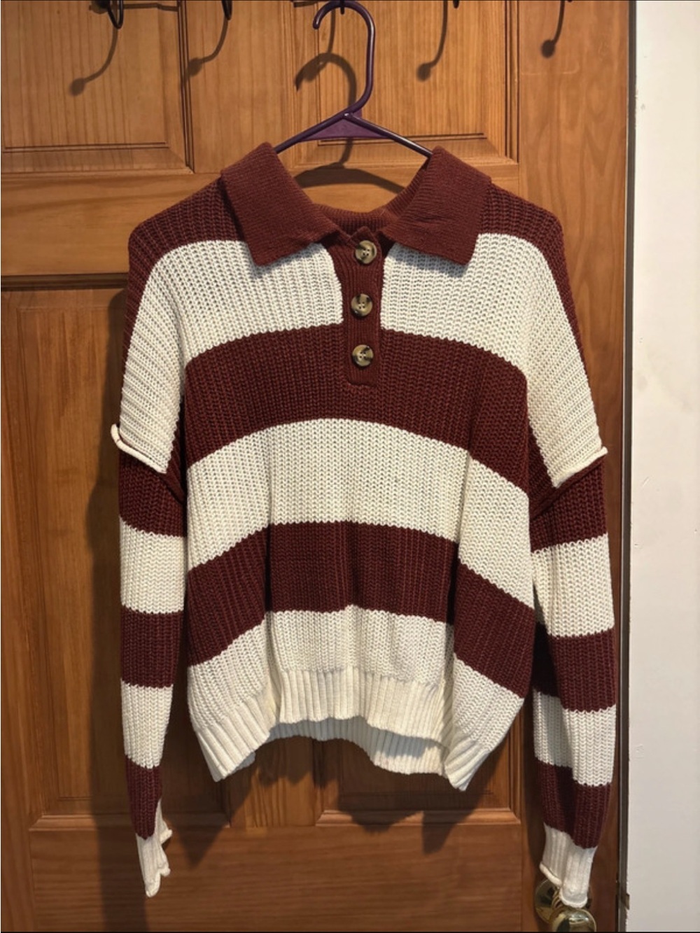 SO Goods For Life Striped Knit Sweater